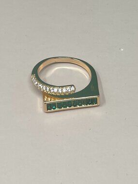 NWOT | Bracha | Supernova Ring in Emerald